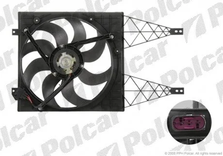 Вентилятор радіатора Polcar 952523W1Q