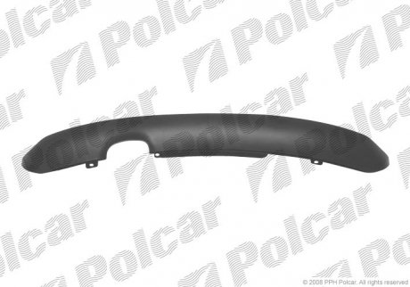 Спойлер бампера заднього vw POLO HB, 09.01- Polcar 952699