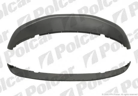 Спойлер бампера переднього POLO HB, 04.05-08.09 Polcar 952725