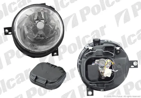 Фара основна | vw LUPO, 05.98- Polcar 9528100E