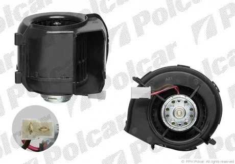 Вентилятор кабіни VW GOLF I/JETTA/AUDI Polcar 9532NU1