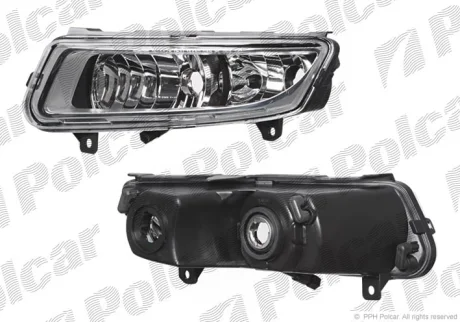 Передня протитуманна фара з денним світлом | POLO (6R), 08.09- Polcar 953330E
