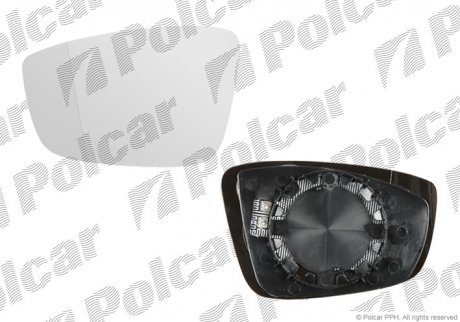Вкладиш дзеркала зовнішнього Polcar 9533552E