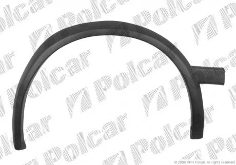 Накладка крила лівий | VW GOLF II 8/87- Polcar 9534015