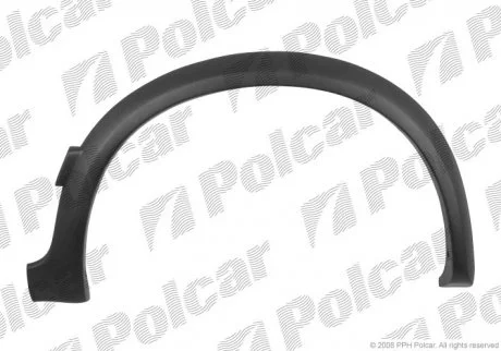 Накладка крила лівий | VW GOLF II 8/87- Polcar 9534815