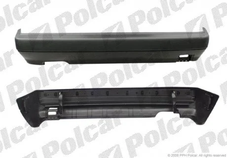 Бампер задній GOLF II,GL/G60 89- Polcar 953796