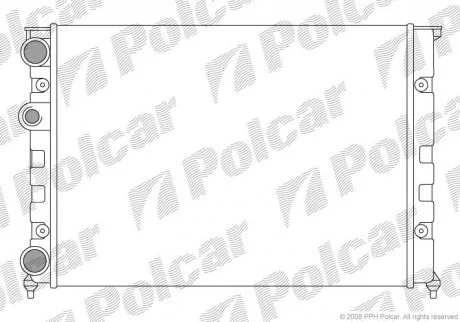 Радіатор охолодження Polcar 9538081