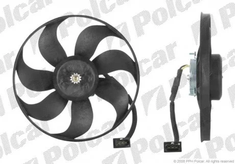 Вентилятор без кожуха VW/AUDI/SEAT Polcar 954123U5