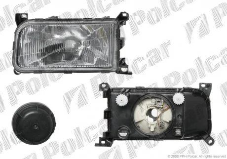 Фара основна | vw PASSAT (B3), 88- Polcar 9546101E