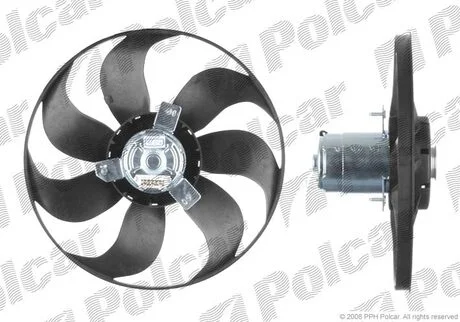 Вентилятор без кожуха VW PASSAT 88- Polcar 954623U4