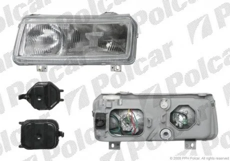 Фара основна | vw PASSAT (B4), 94- Polcar 9547091E