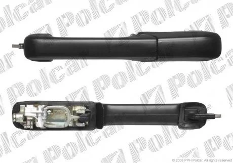 Ручка дверей задніх ліва VW Passat 94-97 Polcar 9547Z-43