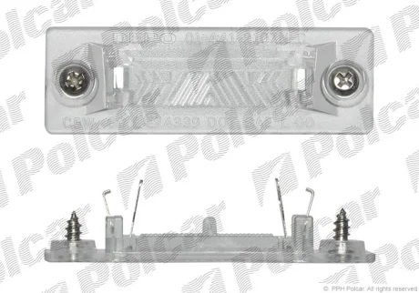 Фара номерного знака Polcar 9549955E