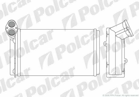 Радіатор охолодження Polcar 9550N8-3 (фото 1)