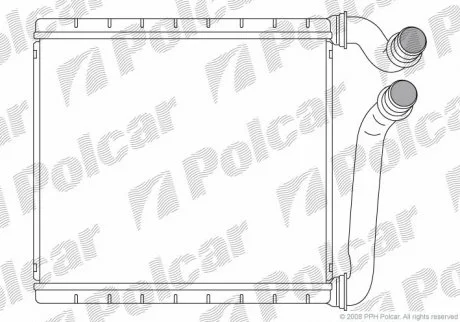 Радіатор пічки Polcar 9555N81X