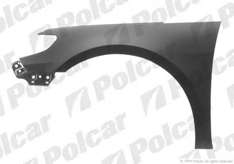 Крило переднє Polcar 955602