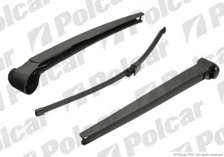 Рычаг щетки стеклоочистителя зад. VW Caddy III/T-5/LT Polcar 9568RWT1