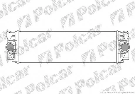 Радіатор повітря (інтеркулер) Polcar 9572J81