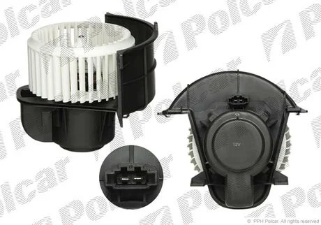 Вентельатор салона Audi Q7 Porsche Cayenne VW Amarok, Touareg 2.0D-6.0D 09.02-10.16 Polcar 9580NU-1