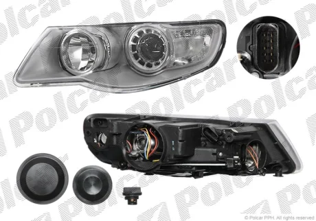 Фара основна | TOUAREG, 01.07-04.10 Polcar 958110E