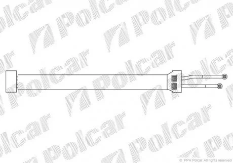 Радіатор масла Polcar 9582L82X