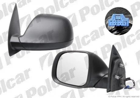 Дзеркало зовнішнє Polcar 95P1512M (фото 1)