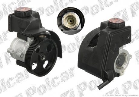 Насос Г/П з компенсац. бачком Citroen Berlingo 98-06, Xsara 99-04 Polcar S5023002