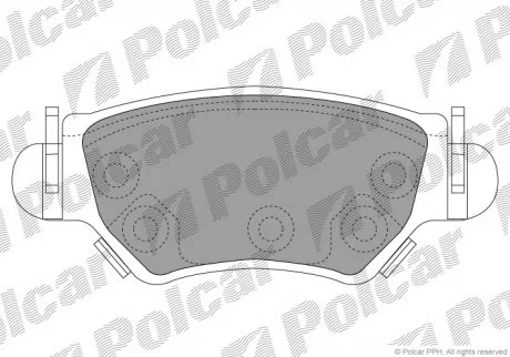 Гальмівні колодки | ASTRA F CLASSIC seda Polcar S701054