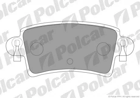 Гальмівні колодки | MASTER II Platforma Polcar S701056