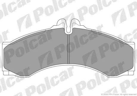 Гальмівні колодки | SPRINTER 4-t Furgon Polcar S702022