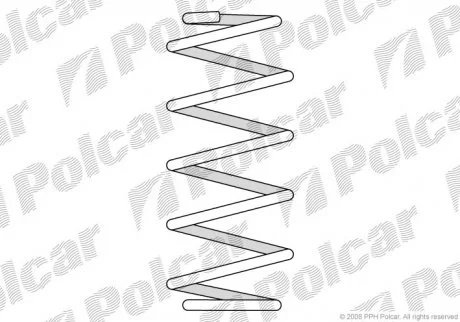 Пружина підвіски Polcar ST324259