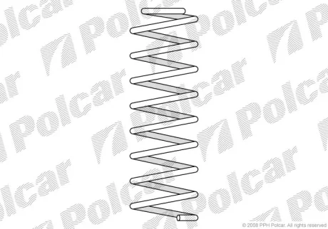 Пружина підвіски Polcar SU27181