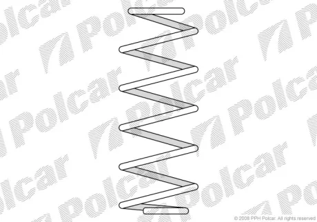 Пружина | GOLF IV (1J1), 08.97 Polcar SU39132