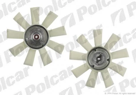 Віскомуфта вентилятора охолодження Polcar SV6062