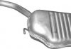 Глушитель алюм. сталь, задн. часть Audi A4 2.0 12/00-06/08 (01.01) Polmostrow 0101