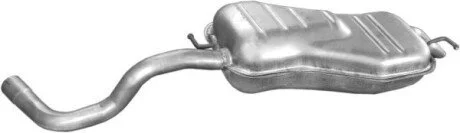 Глушитель, алюм. сталь, задн. часть Audi A3 1.8T 96-03 VW Beetle 1.8T 99-/ 2.0i POLMOSTROW 01103