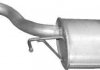 Глушитель алюм. сталь, задн. часть Audi A4 2.0 12/00-06/08 (01.114) Polmostrow 01114