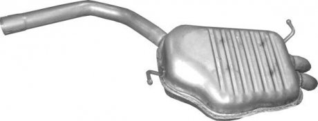 Глушитель, алюм. сталь, задн.часть Audi A4 1.9 TDi Turbo Diesel 04/01-06/04 seda POLMOSTROW 01130 (фото 1)