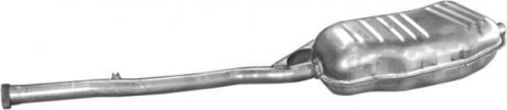 Глушитель, алюм. сталь, задн.часть BMW 318i 1.8 90-98 (03.21) POLMOSTROW 0321 (фото 1)