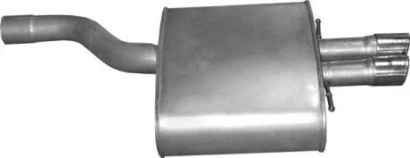TLUMIK TYL BMW 5 E60 3.0D 03- POLMOSTROW 0387
