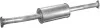Резонатор Citroen Jumper 1.9 TD 94-01/02  Fiat Ducato II 1.9TD 94-01/02  Peugeot Boxer 1.9TD 94-01/02/2.5D 98-01/02 04122