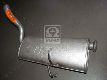 Глушитель алюм. сталь, задн. часть Citroen Berlingo/Peugeot Partner 1.1i/1.4i/1.6i 10/03-08 POLMOSTROW 04.130