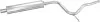 Резонатор Fiat Palio 1.6i 97-01 POLMOSTROW 07173 (фото 1)