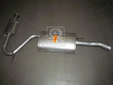Глушитель алюм. сталь, задн. часть Citroen Jumper II/ Fiat Ducato III/ Peugeot Boxer II 2.8 TD 2.8 HDI 2.3 JTD 2.8 JTD POLMOSTROW 07.461