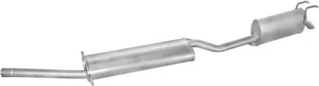 TLUMIK KONCOWY FIAT MULTIPLA 98-00 UKLAD POLMOSTROW 07462