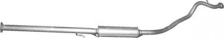 Глушитель, алюм. сталь, середн. часть Honda CR-V 2.0i-16V 4X4 97-01 (09.10) Polm POLMOSTROW 0910