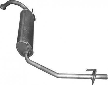 Глушитель (задняя часть) алюминизированная сталь Honda Civic 1.8 POLMOSTROW 09.37 (фото 1)