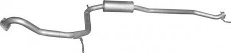 Глушитель, алюм. сталь, средн.часть Honda Civic 1.8i 16V (09.43) POLMOSTROW 0943