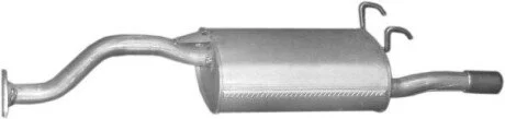 Глушитель алюм. сталь, задн. часть Honda Civic 1.5i -16V 1.6i -16V 92 -01 (09.84 POLMOSTROW 0984
