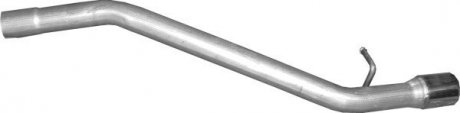 Труба выхлопная алюминизированная сталь Mazda 3 1.4i, 1.6i POLMOSTROW 12.15 (фото 1)